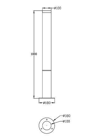 Ландшафтный светильник Outdoor Ginza O041FL-L30B3K - фото