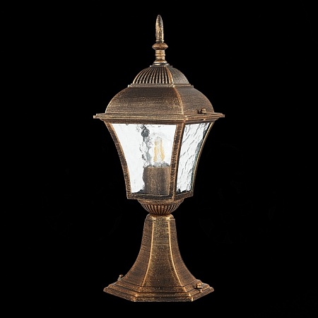 Светильник уличный наземный ST-Luce Бронза/Бронза, Прозрачный E27 1*60W SL082.205.01 - фото
