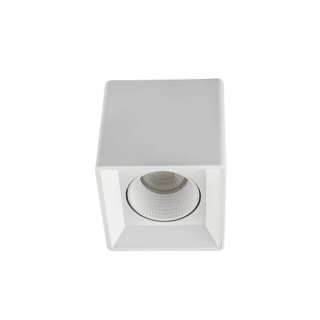 DK3080-WH Светильник накладной IP 20, 10 Вт, GU5.3, LED, белый/белый, пластик - фото