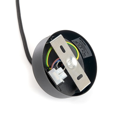 Светильник потолочный Feron ML1708 Barrel LUNA на подвесе  MR16 35W 230V, черный 55*200 - фото