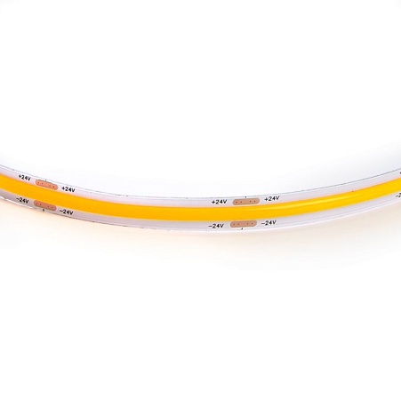 Светодиодная COB лента Feron LS530, 320SMD(2110)/м 10Вт/м 24V 5000*8*1.8мм 6500К IP20 - фото