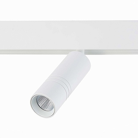 Магнитный трековый светильник белый LED 1*12W 4000K 1 020Lm Ra>80 36° IP20 L-xW44xH130 ST365.546.12 - фото