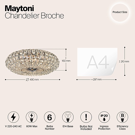 Люстра Maytoni DIA902-06-N - фото