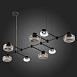 Светильник подвесной ST-Luce Черный/Дымчатый, Прозрачный LED 8*3W 3000K SL6005.403.08 - фото