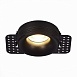 Св-к встр. Черный GU10 1*50W IP20 D78xH30 165-265V Без ламп ST218.448.01 - фото