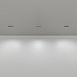 DK2514-WB Встраиваемый светильник SPACE со светодиодом L126mm 220V 10W 38° 4000К IP20 белый/черный алюминий - фото