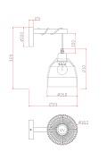 Настенный светильник (бра) Freya FR5334WL-01W