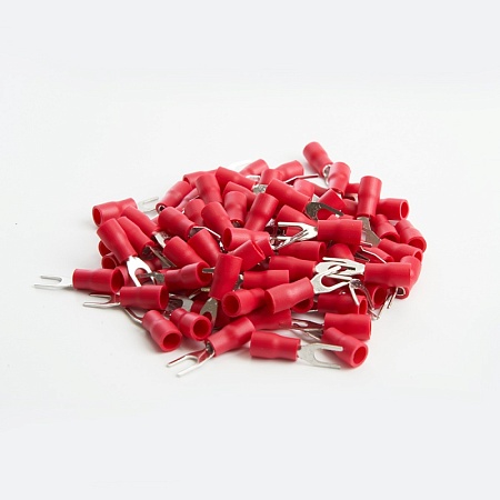 Наконечник вилочный изолированный НВИ 1,5-3, LD404-153 (упаковка 100 шт) - фото