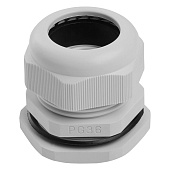 Сальник PG36 диаметр проводника 22-32 мм STEKKER, IP54, серый (DIY упаковка 1 шт) (без мембраны)