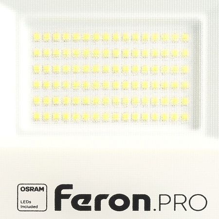 Светодиодный прожектор Feron.PRO LL-1000 IP65 50W 6400K черный - фото