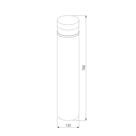 Ландшафтный светильник IP64 1532 TECHNO LED черный Elektrostandard - фото