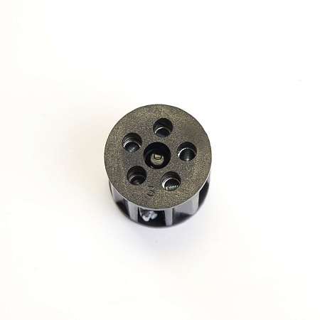 Соединитель-коннектор для проводов LD530, 3-контактный, водонепроницаемый (клемма 3pin), черный - фото