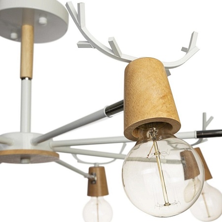 10024/8 White Люстра на штанге LOFT IT Sven - фото