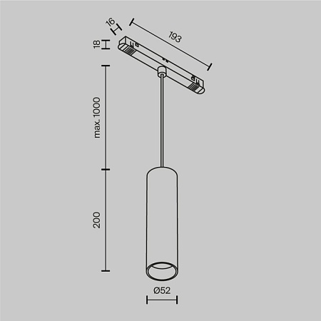 Трековый светильник Technical FOCUS LED TR041-2-12W4K-W - фото
