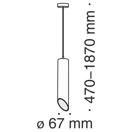 Подвесной светильник Technical Lipari P027PL-01W - фото