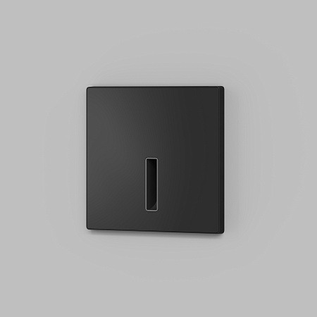 DK1030-BK Светильник встраиваемый в стену, IP 20, LED 3000K, 3 Вт, черный, алюминий - фото