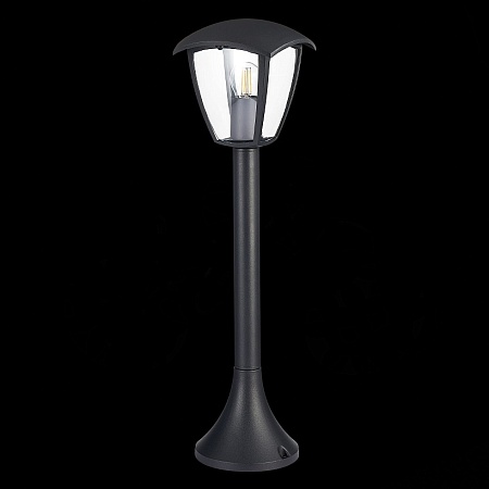 Светильник уличный наземный ST-Luce Черный/Черный, Прозрачный E27 1*40W SL081.405.01 - фото