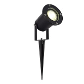 Светильник уличный наземный ST-Luce черный/прозрачный GU10 1*50W SL9014.425.01