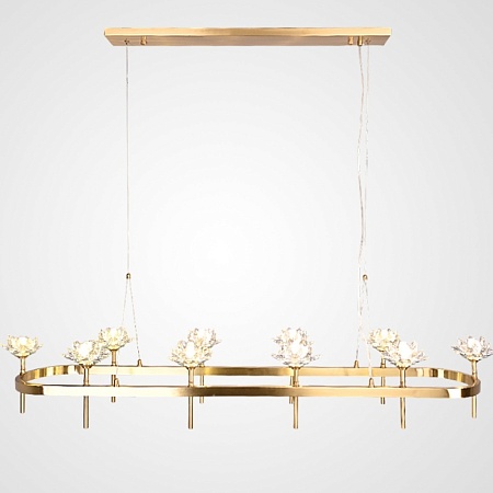 Подвесная Люстра Lotos Long 10 Imperiumloft 177885-26 - фото