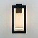 Уличный настенный светодиодный светильник Frame 3000K чёрный 1527 TECHNO LED черный Elektrostandard - фото