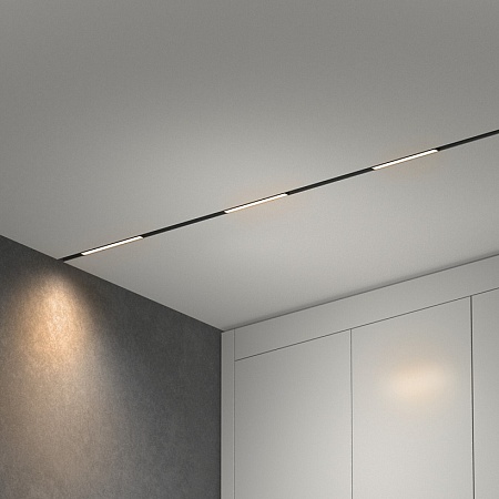 Slim Magnetic L01 Трековый светильник 10W  3000K (черный) 85000/01 85000/01 - фото