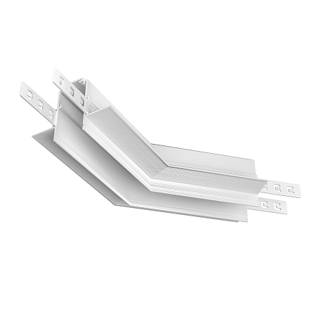 Угол-соединитель 135° Exility встраиваемый  белый - фото