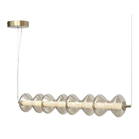 Светильник подвесной ST-Luce золото/коньячный LED 1*22W 3000K SL6136.223.01 - фото