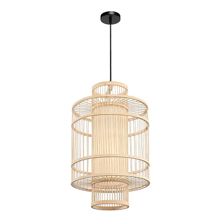 Светильник подвесной ST-Luce Древесный/Белый E27 1*40W SL6241.523.01 - фото