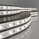 Светодиодная лента 24 В 14,4 Вт/м 60 Led/м 5050 IP65, теплый белый 3300K, 5 м Лента светодиодная 24V 14,4W 60Led 5050 IP65 теплый белый, 5м Elektrostandard