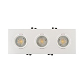 DK3023-WH Встраиваемый светильник, IP 20, 10 Вт, GU5.3, LED, белый, пластик