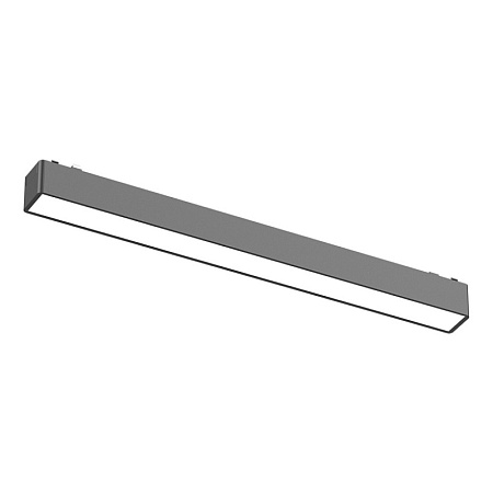 Магнитный трековый светильник Черный LED 1*10W 3000K 530Lm Ra>90 IP20 L315xW26xH24 48V ST674.436.15 - фото