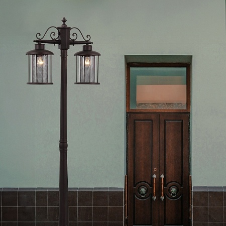 Светильник уличный наземный ST-Luce Темный кофе/Прозрачный, Темный кофе E27 3*100W SL080.425.03 - фото