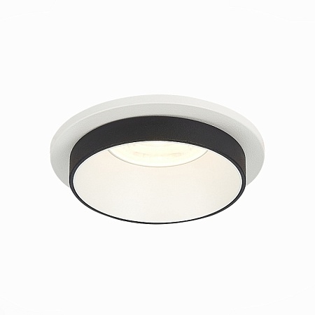 Св-к встр. Белый GU10 1*50W D92xH38 220V Без ламп ST206.508.01 - фото