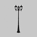 Садово-парковый светильник Outdoor Fleur O414FL-03BZ - фото