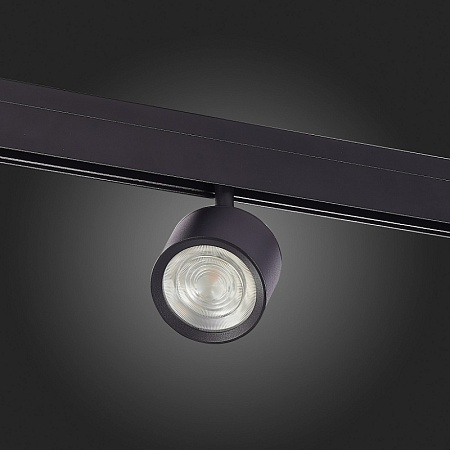 Магнитный трековый светильник Черный LED 1*6W 3000K 560Lm Ra>90 36° IP20 L120xW81xH138 ST353.436.06 - фото