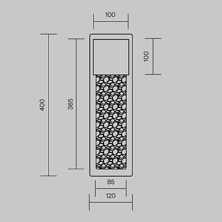 Настенный светильник (бра) Maytoni MOD474WL-L20B3K - фото