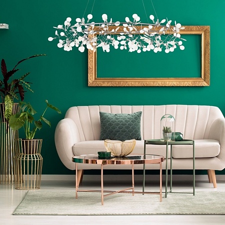 Люстра подвесная ST-Luce Серебристый/Белый LED 216*0,5W 3500K SL379.103.216 - фото