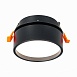 Встраиваемый поворотный светильник Черный LED 1*14W 3000K 1 100Lm Ra>90 120° IP20 D105x ST651.438.14 - фото