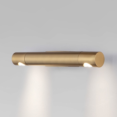 Настенный светильник Eurosvet 40161 LED латунь - фото