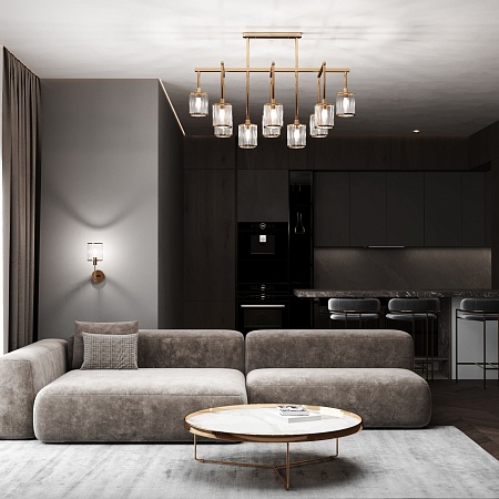 Потолочный светильник Eurosvet 60144/10 золото - фото