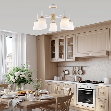 Потолочный светильник Eurosvet 70085/5 белый - фото