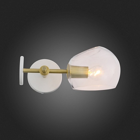 Бра ST-Luce Латунь/Прозрачный E14 1*40W SL434.201.01 - фото