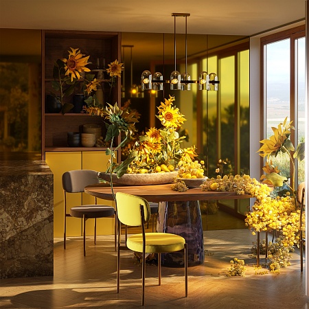 Подвесной светильник Freya Firefly FR5427PL-06BS - фото