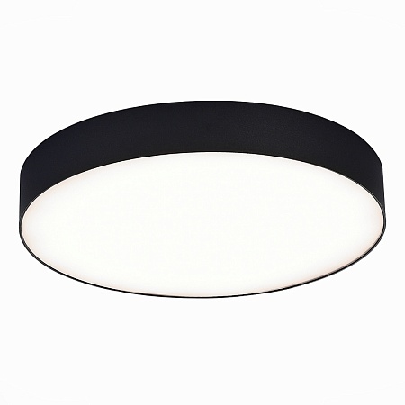 Светильник потолочный Черный LED 1*48W 4000K 4 320Lm Ra>85 120° IP20 D400xH55 185-265V ST606.442.48 - фото