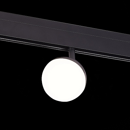 Магнитный трековый светильник Черный LED 1*7W 4000K 520Lm Ra>80 120° IP20 L120xW90xH192 ST358.446.07 - фото