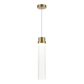 Светильник подвесной ST-Luce Латунь/Прозрачный LED 1*12W 4000K SL6236.303.01