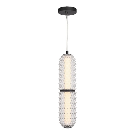 Светильник подвесной ST-Luce черный/прозрачный LED 1*22W 4000K SL6144.403.01 - фото