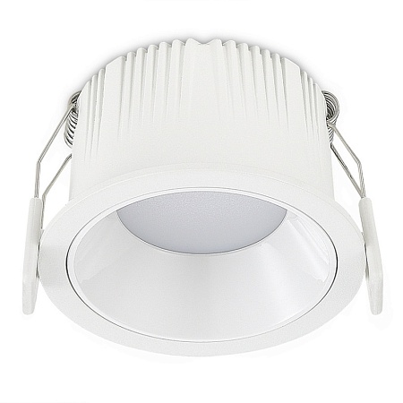 Св-к встр. Белый LED 1*7W 3000K 630Lm Ra80 120° IP20 D85xH45 100-240V ST755.538.07 - фото