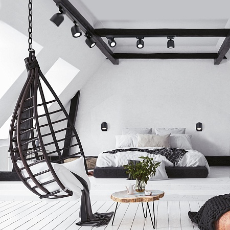 Настенный светильник Ogma GU10 SW чёрный Ogma GU10 SW чёрный (MRL 1009) Elektrostandard - фото