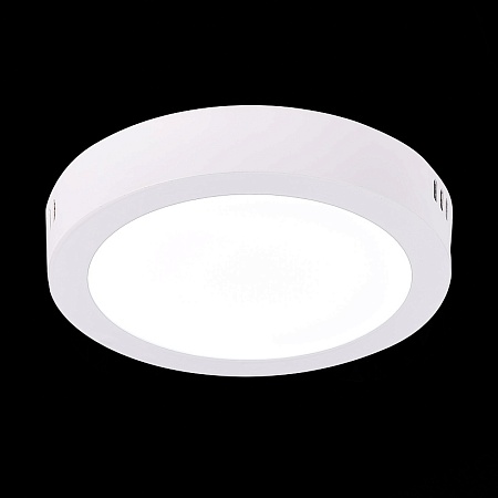 Светильник настенно-потолочный Белый LED 1*12W 3000K 715Lm Ra80 120° IP20 D160xH28 90-2 ST112.532.12 - фото